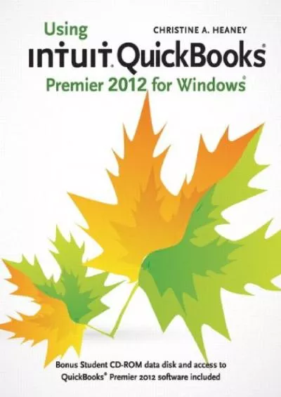 (BOOS)-Using Intuit QuickBooks Premier 2012 for Windows