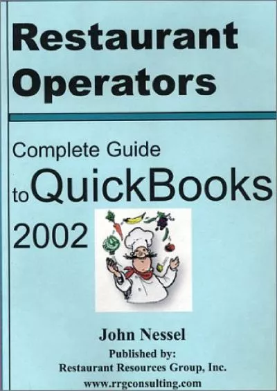 (READ)-Restaurant Operators Complete Guide to QuickBooks 2002