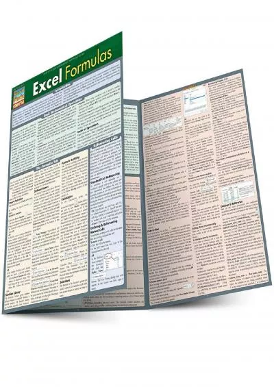 (BOOK)-Excel Formulas (Quick Study Computer)