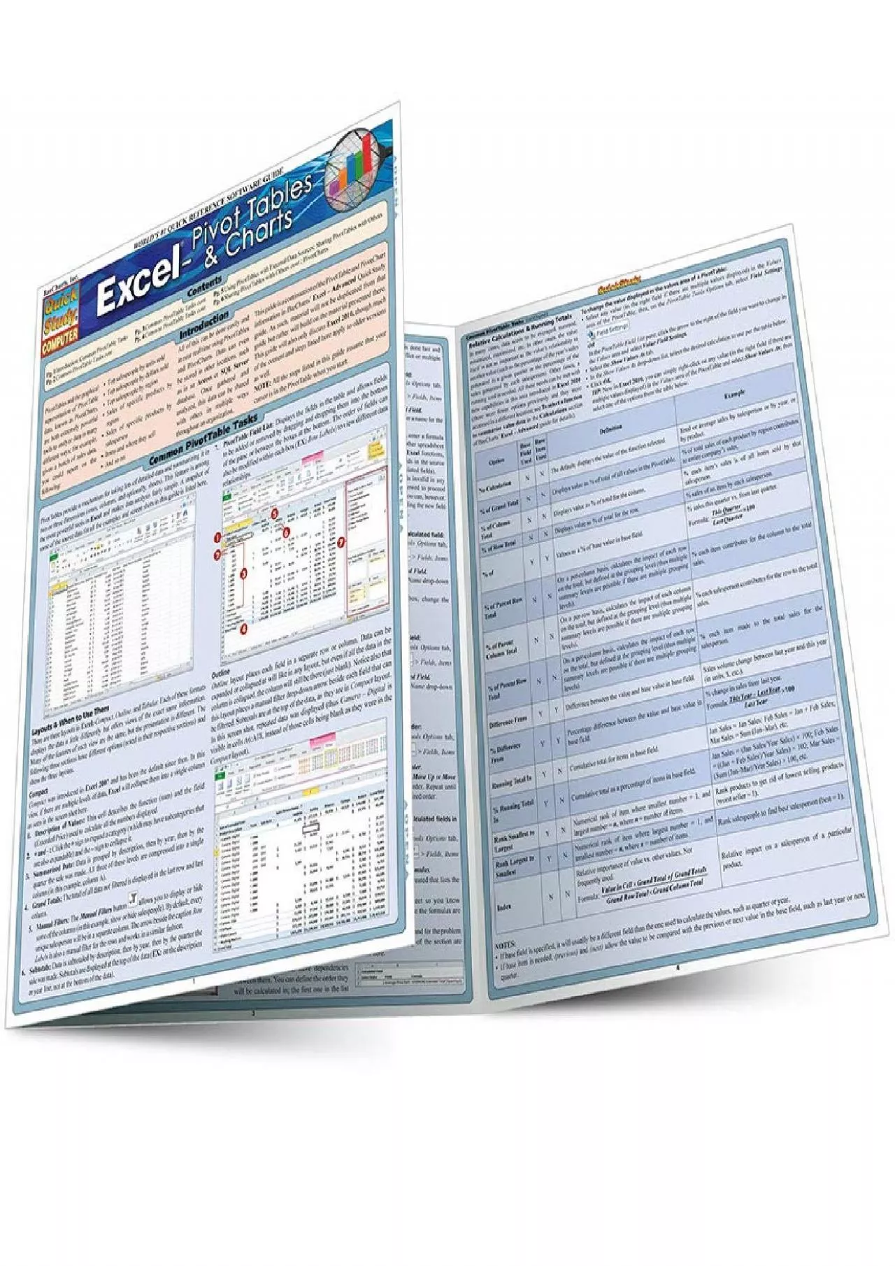 (EBOOK)-Excel: Pivot Tables  Charts (Quick Study Computer)