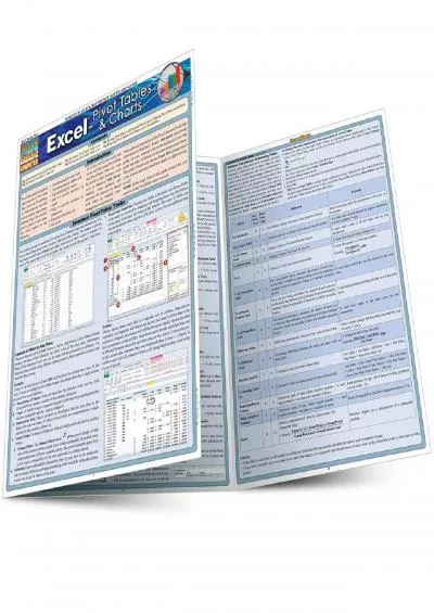 (EBOOK)-Excel: Pivot Tables  Charts (Quick Study Computer)