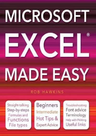 (READ)-Microsoft Excel Made Easy (Computing Made Easy)