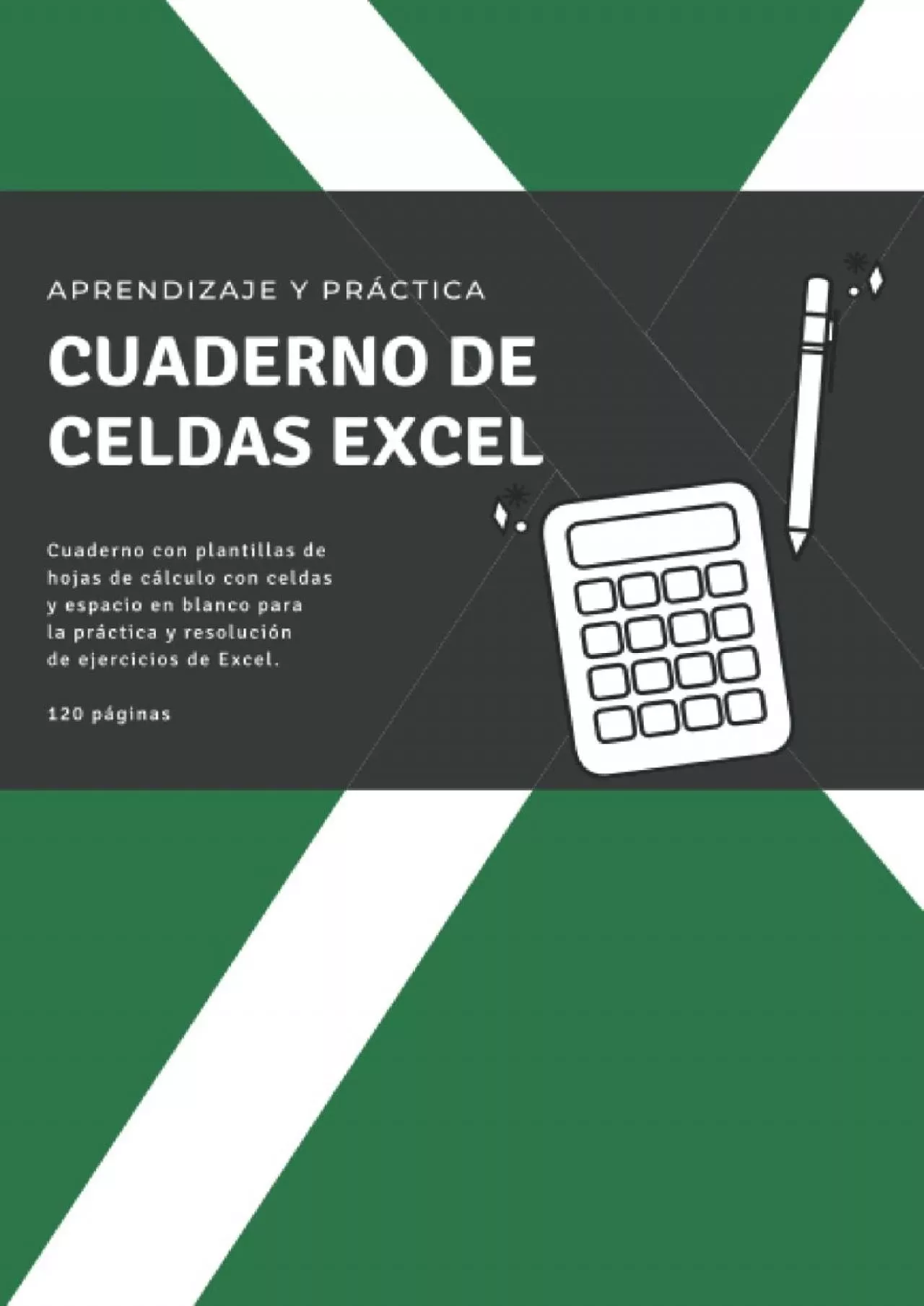 (BOOS)-Cuaderno de celdas Excel: Plantillas de hojas de cálculo con celdas y espacio