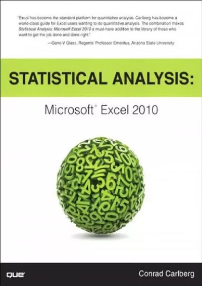 (BOOK)-Statistical Analysis: Microsoft Excel 2010