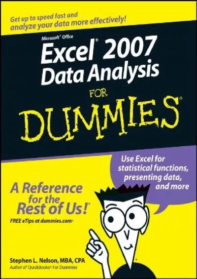 (BOOK)-Excel 2007 Data Analysis For Dummies