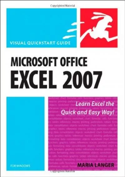 (BOOK)-Microsoft Office Excel 2007 for Windows