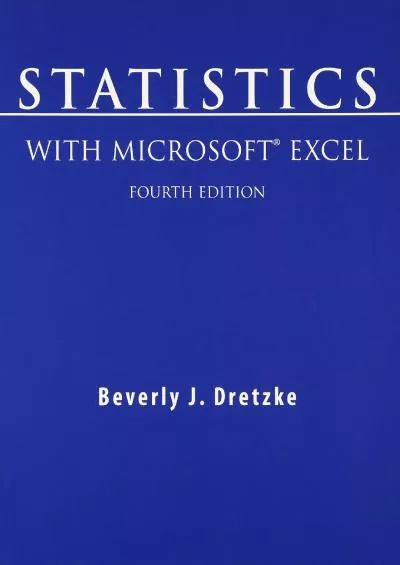 (DOWNLOAD)-Statistics with Microsoft Excel (4th Edition)