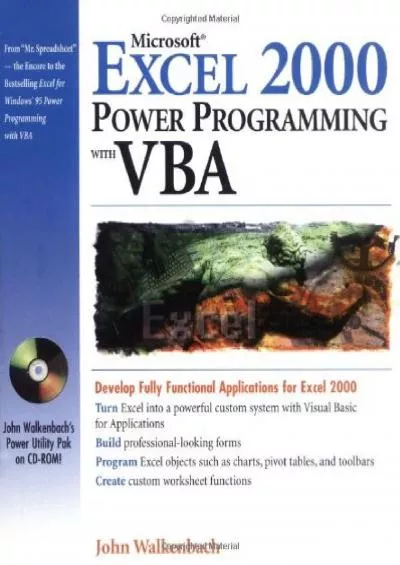 (BOOS)-Microsoft Excel 2000 Power Programming with VBA