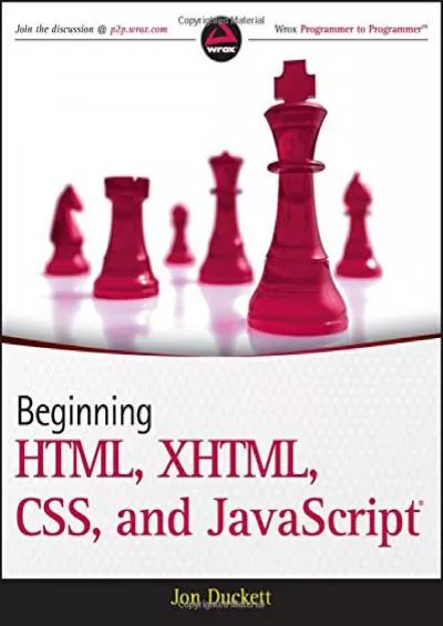 [FREE]-Beginning HTML, XHTML, CSS, and JavaScript