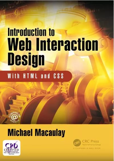 [DOWLOAD]-Introduction to Web Interaction Design: With HTML and CSS