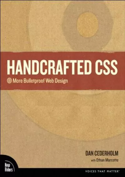[PDF]-Handcrafted CSS: More Bulletproof Web Design