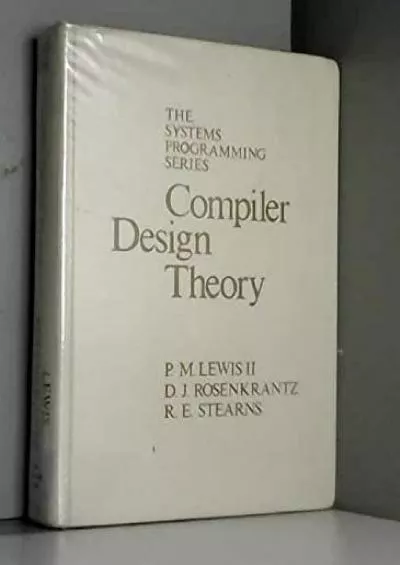 [READ]-Compiler Design Theory