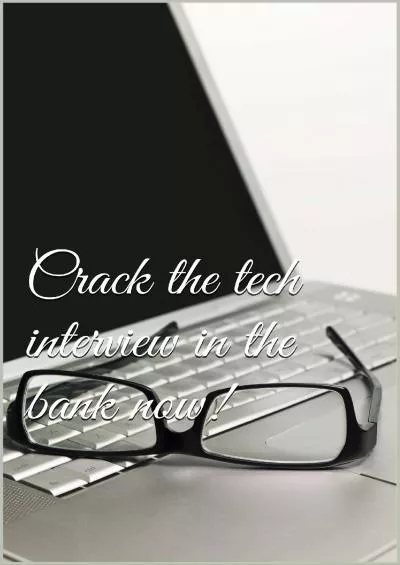 [eBOOK]-Crack the tech interview in the bank now