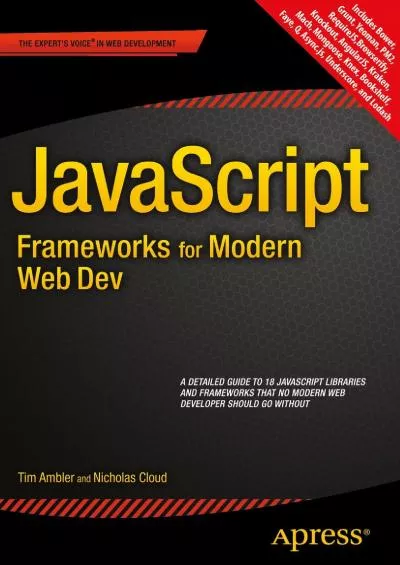 [FREE]-JavaScript Frameworks for Modern Web Dev