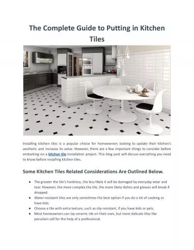 The Complete Guide to Putting in Kitchen Tiles - Tile Trolley
