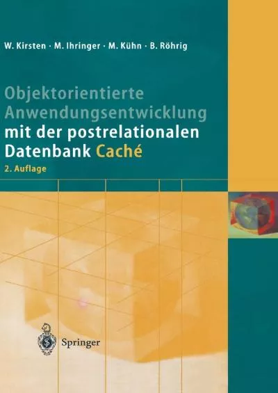 [READING BOOK]-Objektorientierte Anwendungsentwicklung mit der postrelationalen Datenbank