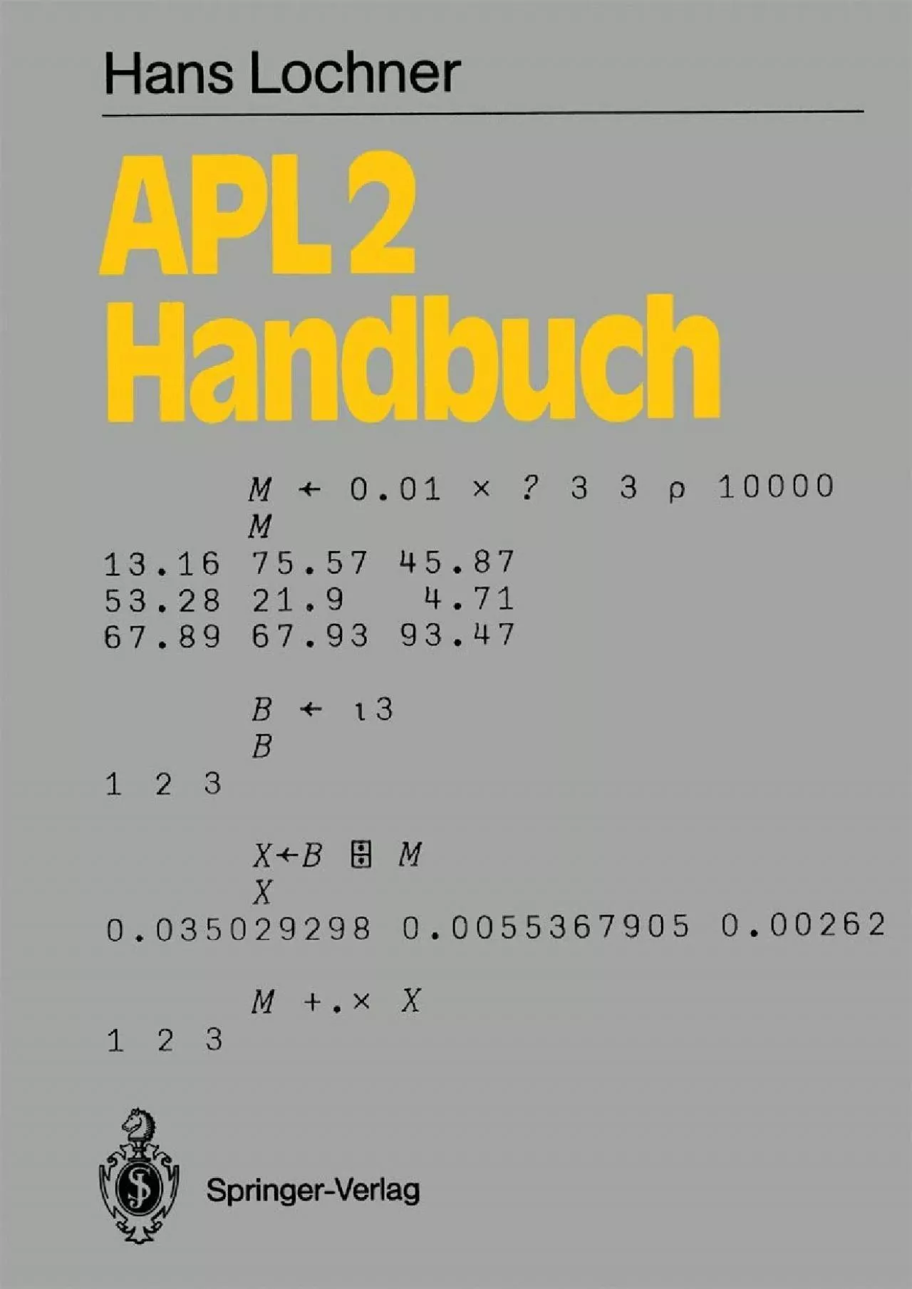 PDF-[BEST]-APL2-Handbuch (Informationstechnik und Datenverarbeitung) (German Edition)