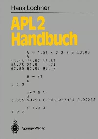 [BEST]-APL2-Handbuch (Informationstechnik und Datenverarbeitung) (German Edition)