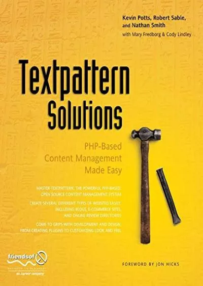 [PDF]-Textpattern Solutions: PHP-Based Content Management Made Easy