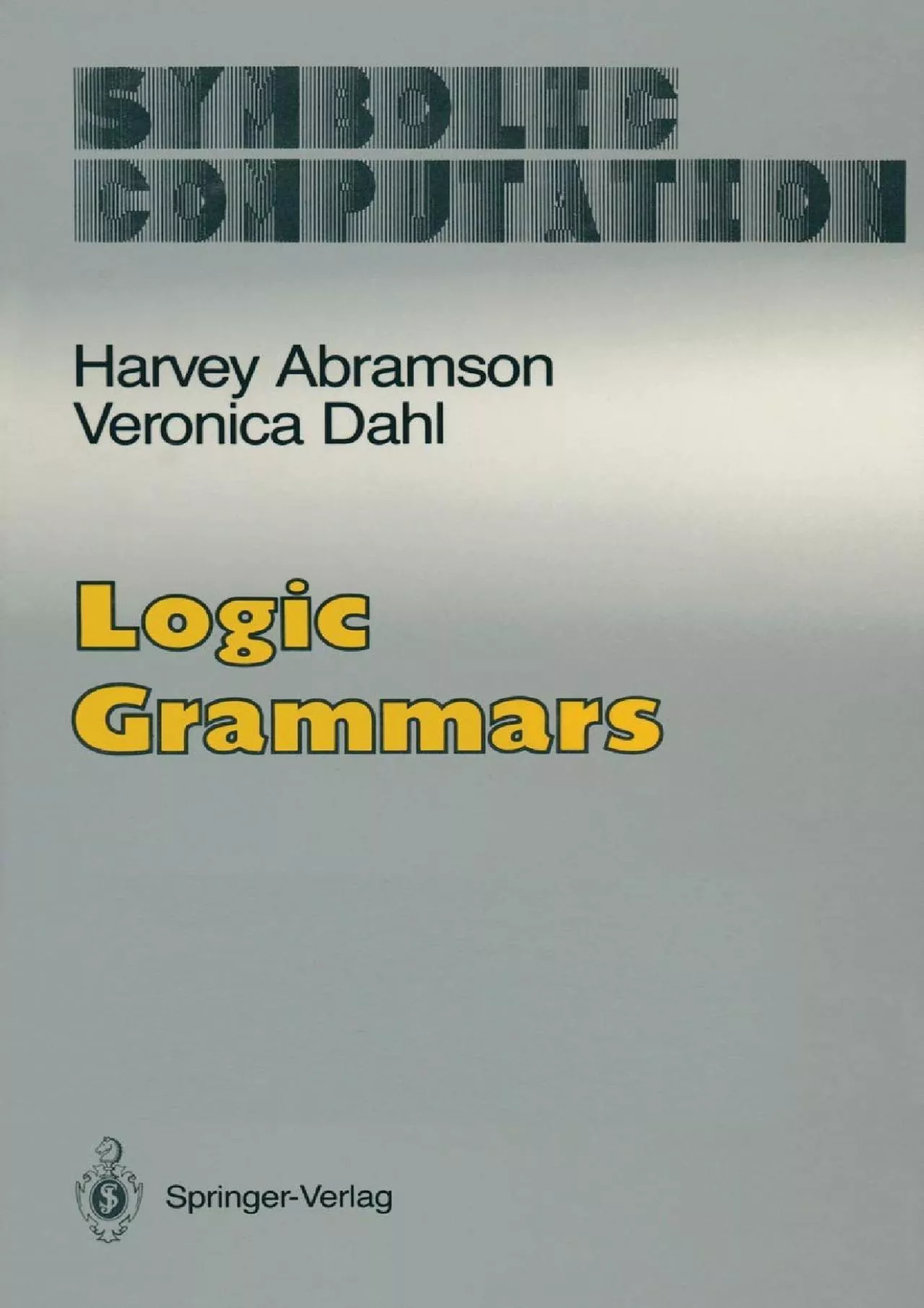 PDF-[DOWLOAD]-Logic Grammars (Symbolic Computation)