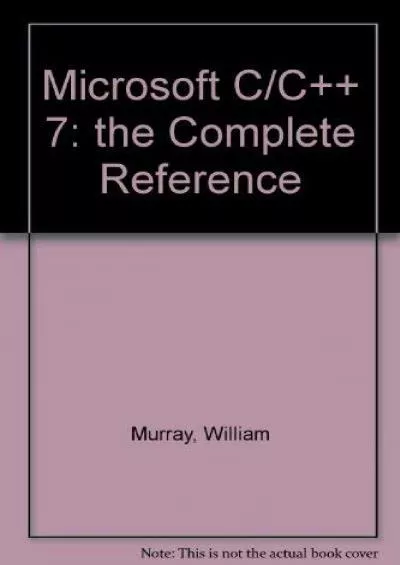 [eBOOK]-Microsoft C/C++ 7: The Complete Reference