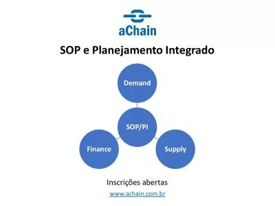 SOP e Planejamento Integrado, inscrições abertas!