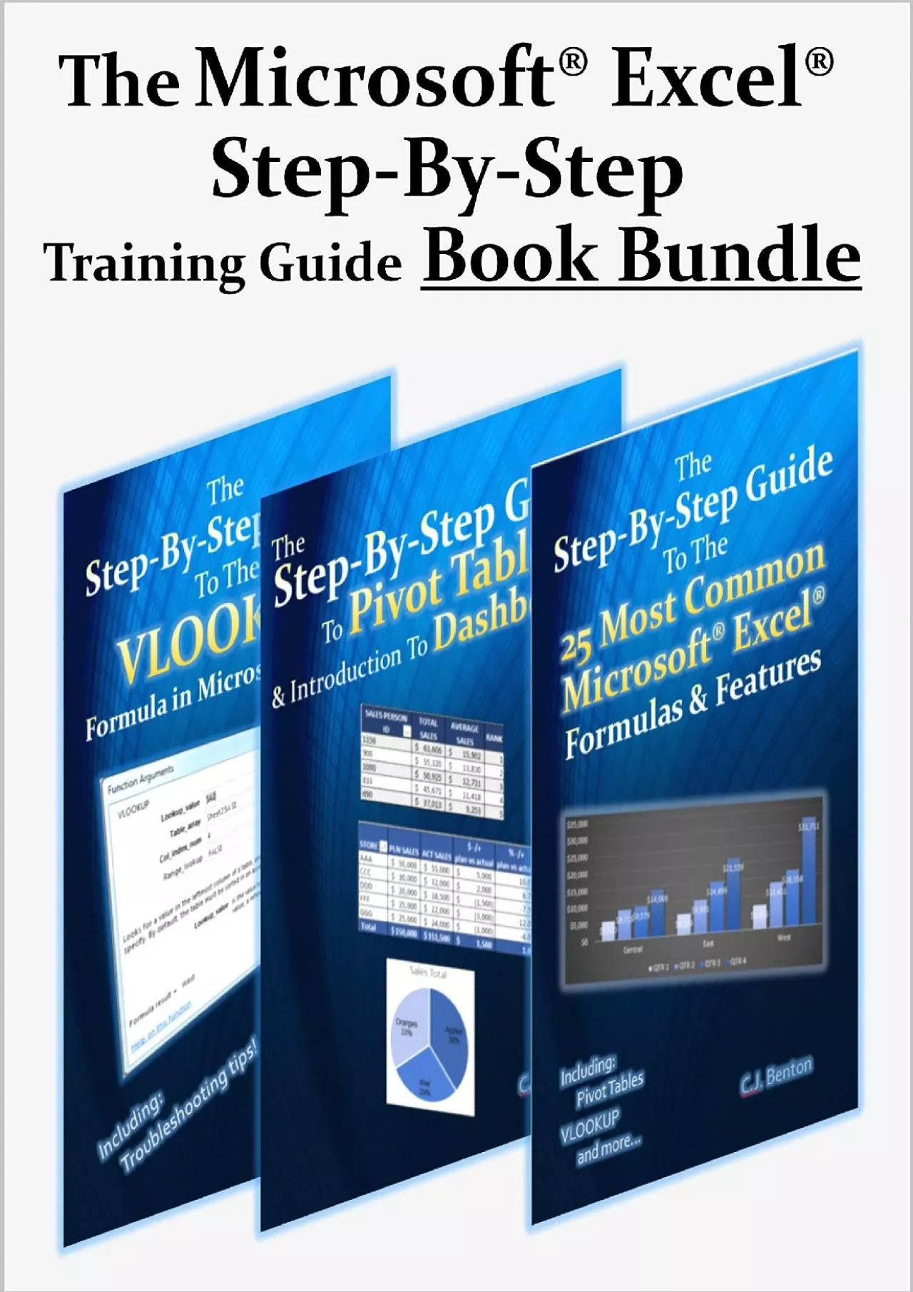 (DOWNLOAD)-The Microsoft Excel Step-By-Step Training Guide Book Bundle (The Microsoft