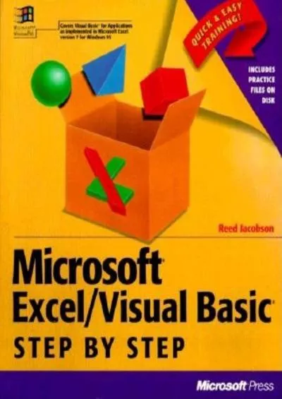 (EBOOK)-Microsoft Excel/Visual Basic Step by Step (Step by Step Series)