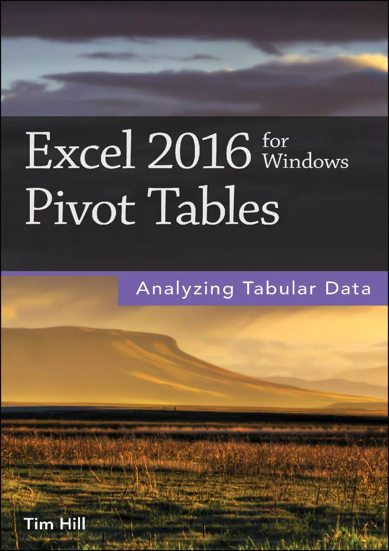 (BOOS)-Excel 2016 for Windows Pivot Tables