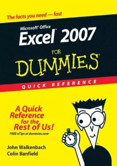 (BOOS)-Excel 2007 For Dummies Quick Reference