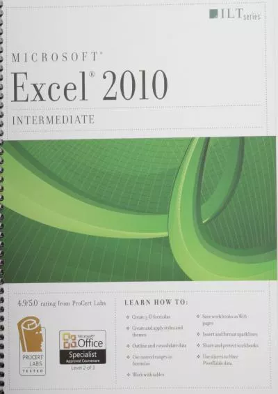 (EBOOK)-Excel 2010: Intermediate + Certblaster