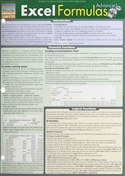 (BOOK)-Excel 2013 Advanced (Quick Study Computer) Lam Rfc Cr edition by BarCharts, Inc. (2013) Paperback