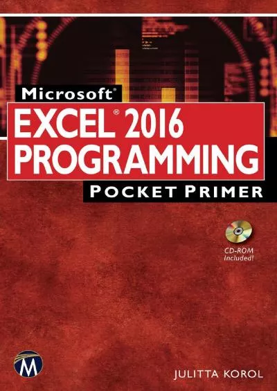 (EBOOK)-Excel 2016 Programming Pocket Primer