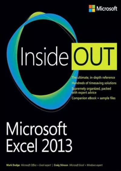 (BOOK)-Microsoft Excel 2013 Inside Out