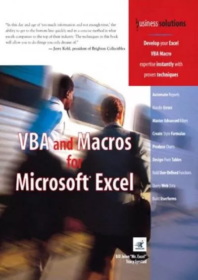 (READ)-VBA and Macros for Microsoft Excel