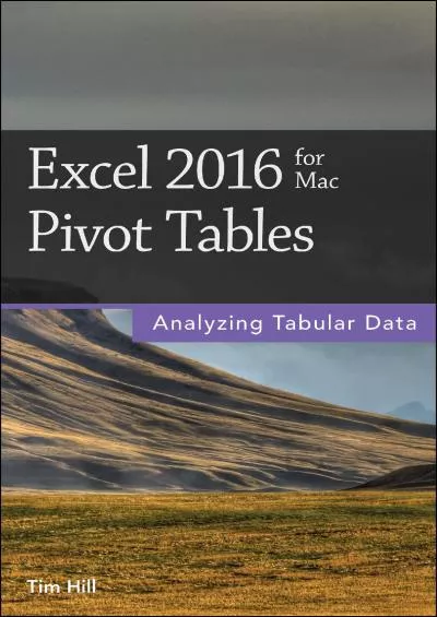 (DOWNLOAD)-Excel 2016 for Mac Pivot Tables