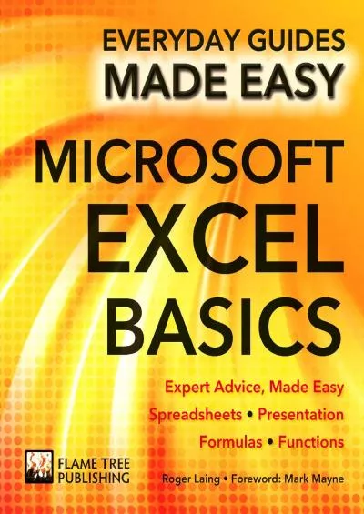 (EBOOK)-Microsoft Excel Basics: Expert Advice, Made Easy (Everyday Guides Made Easy)