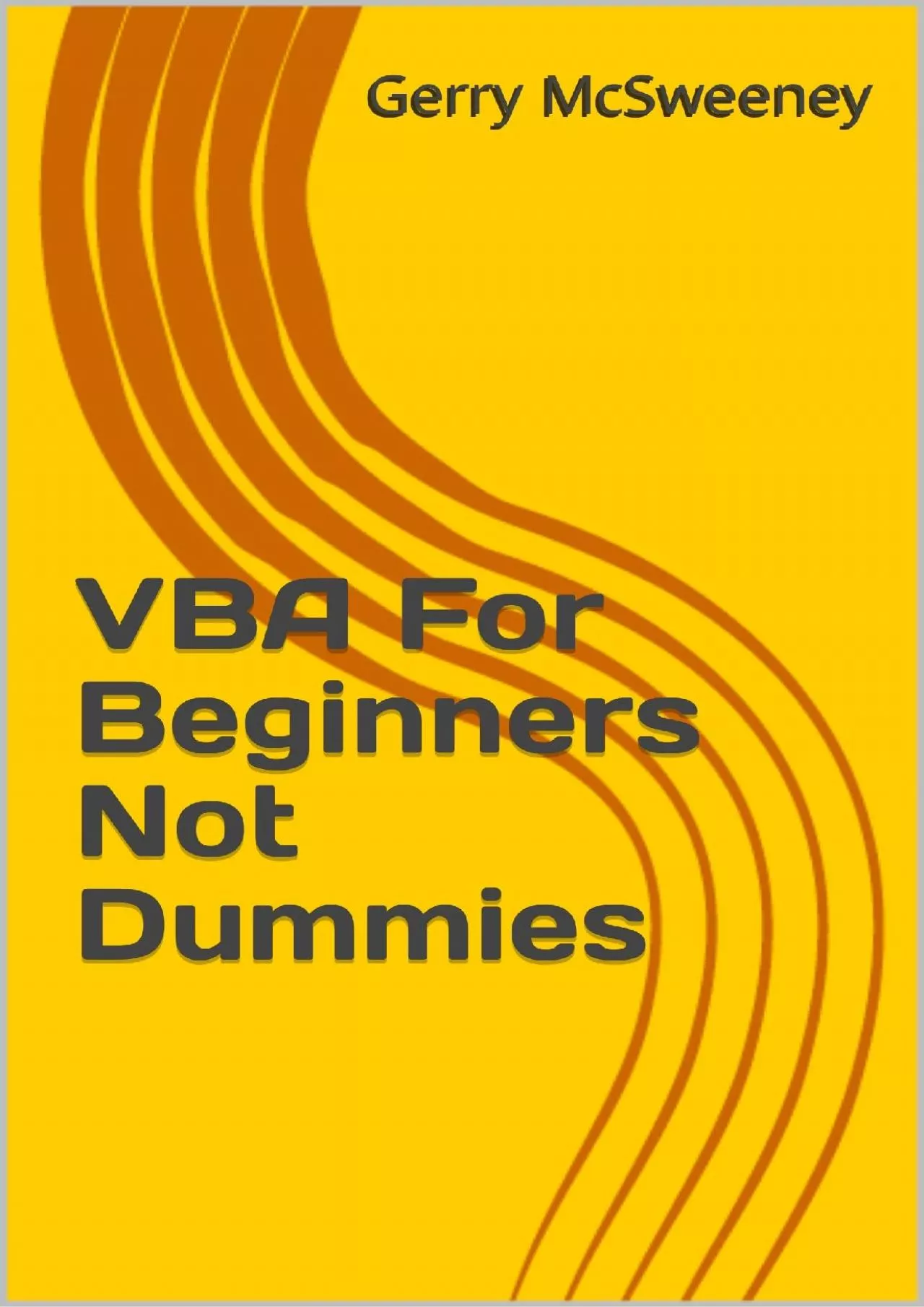 PDF-(BOOK)-VBA For Beginners Not Dummies