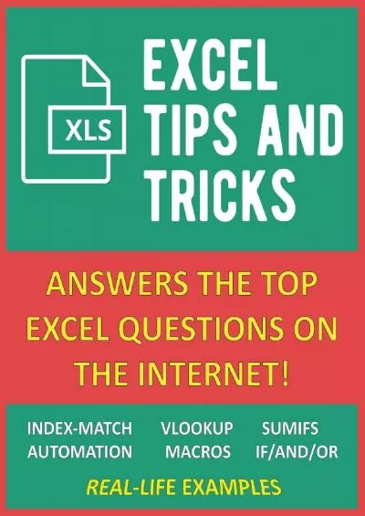 (READ)-Excel Tips and Tricks