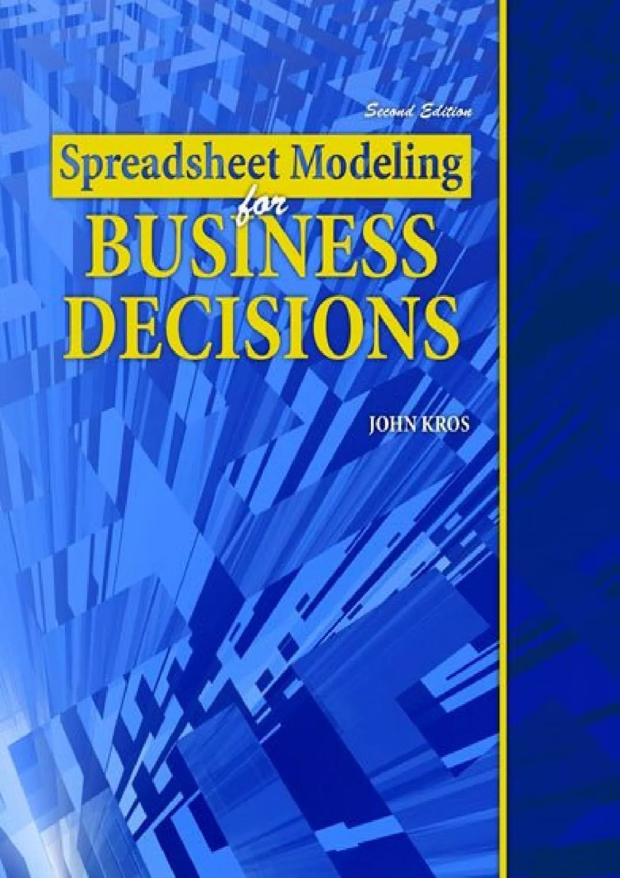 PDF-(BOOS)-Spreadsheet Modeling for Business Decisions Text