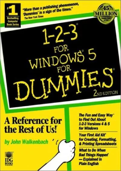 (BOOS)-1-2-3 For Windows 5 For Dummies