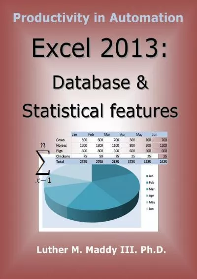 (BOOK)-Excel 2013: Database and Statistical Features