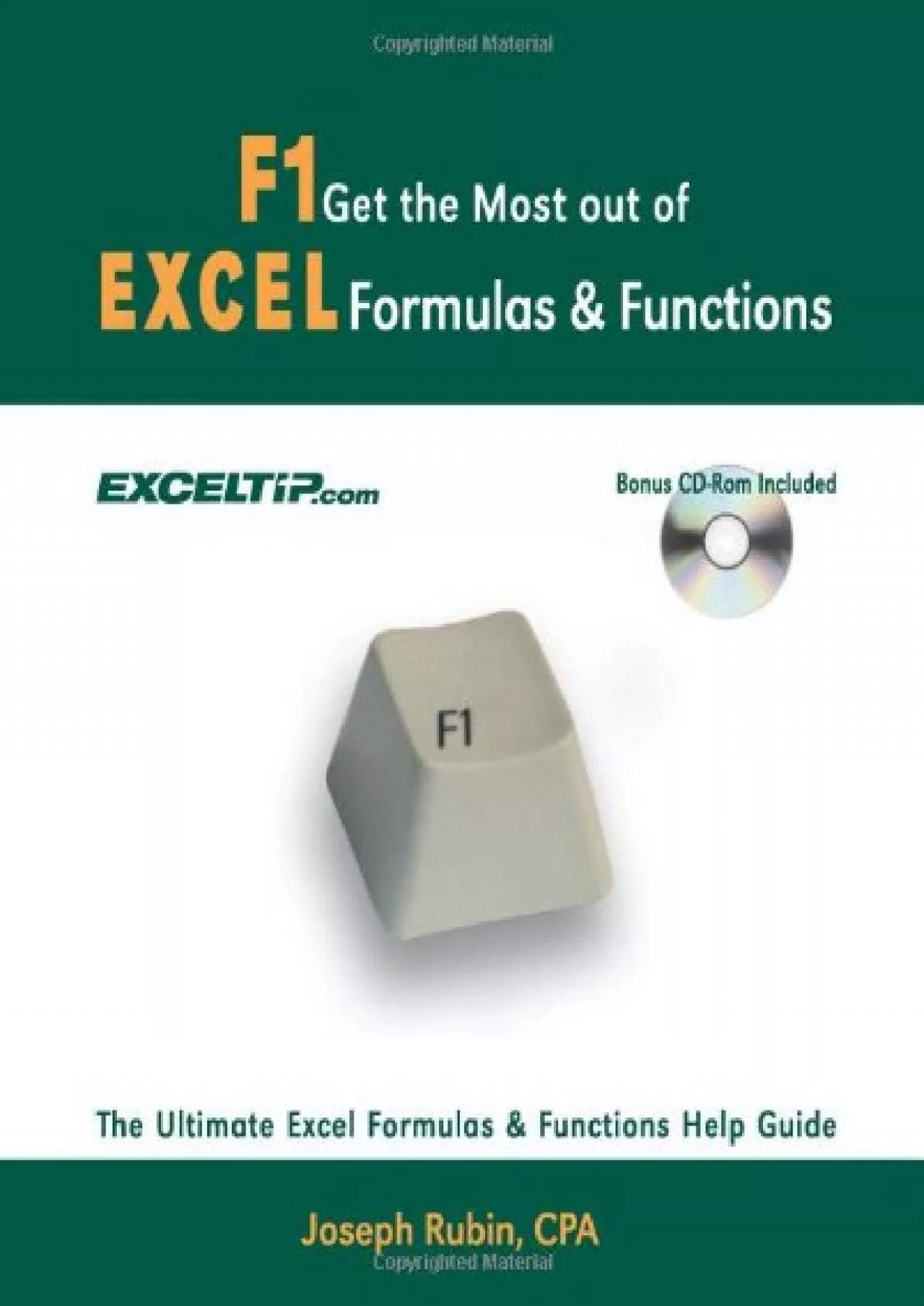(EBOOK)-F1 Get the Most Out of Excel Formulas  Functions: The Ultimate Excel Formulas
