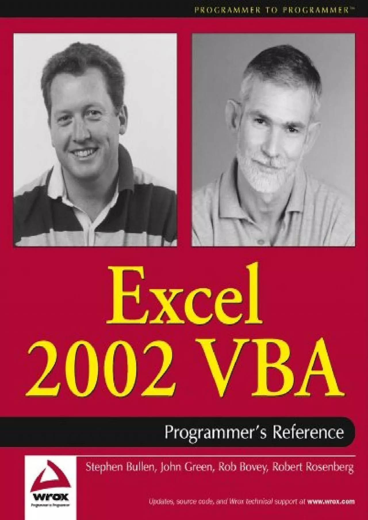 PDF-(DOWNLOAD)-Excel 2002 VBA: Programmers Reference