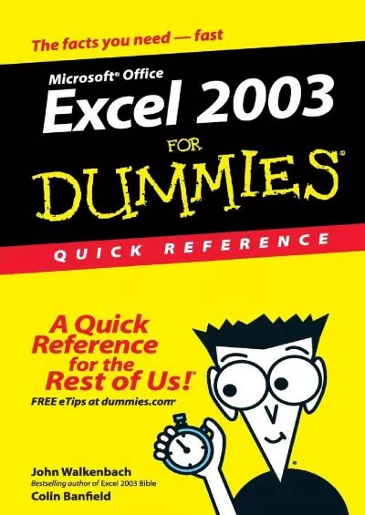 (BOOS)-Excel 2003 For Dummies Quick Reference