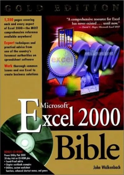 (BOOK)-Microsoft Excel 2000 Bible