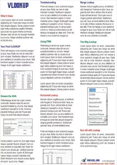 (EBOOK)-Excel VLOOKUP Laminated Tip Card: Master VLOOKUP from MrExcel