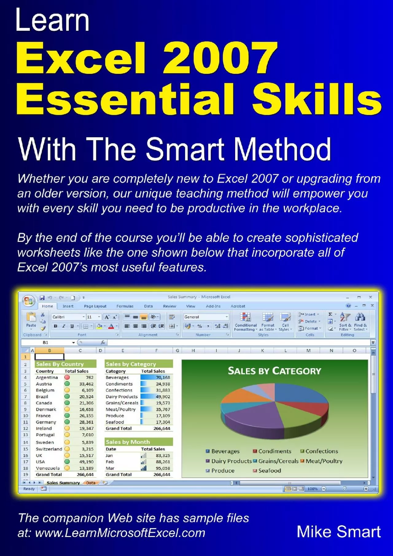 (DOWNLOAD)-Learn Excel 2007 Essential Skills with The Smart Method: Courseware tutorial