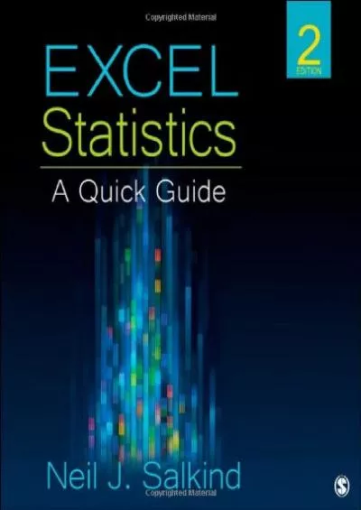(READ)-Excel Statistics: A Quick Guide