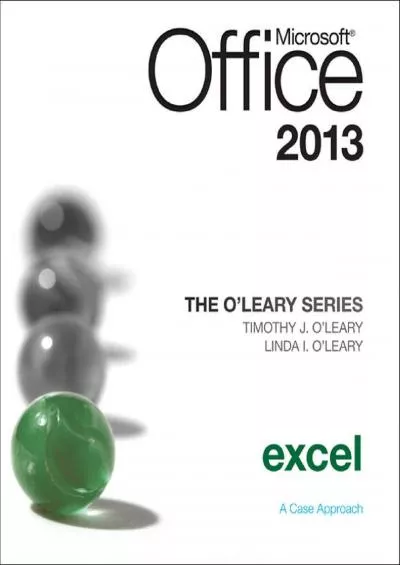 (BOOK)-The O\'Leary Series: Microsoft Office Excel 2013, Introductory